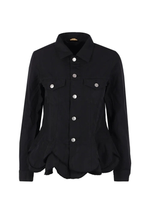 Comme Des Garçons peplum button jacket - Black