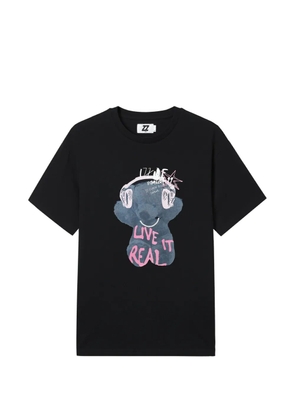 izzue graphic-print T-shirt - Black