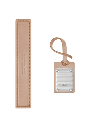 FPM Milano metal trim address tag - Neutrals