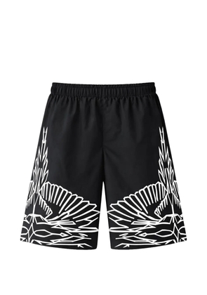 COUNTY OF MILAN graphic deck shorts - Black