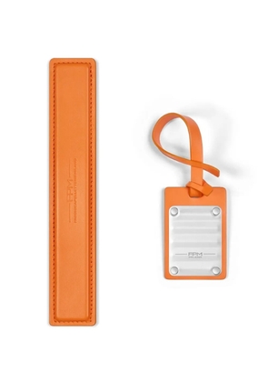 FPM Milano logo-detail address tag - Orange
