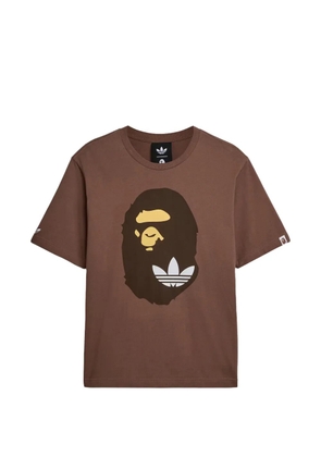 adidas x Ape Bape graphic T-shirt - Brown