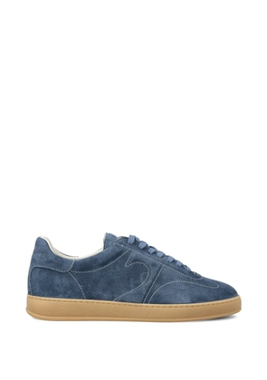Tagliatore lace-up suede sneakers - Blue
