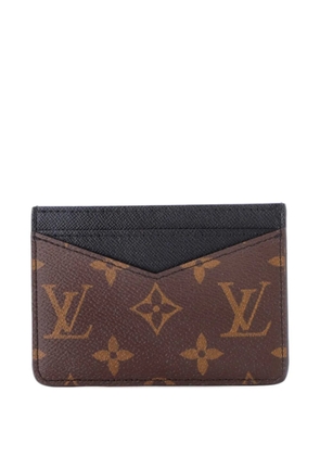 Louis Vuitton Pre-Owned Neo Macassar Monogram Canvas card holder - Black
