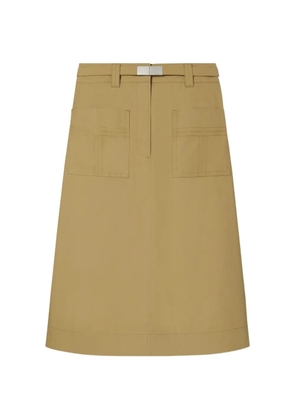 Tory Burch cotton camp skirt - Neutrals