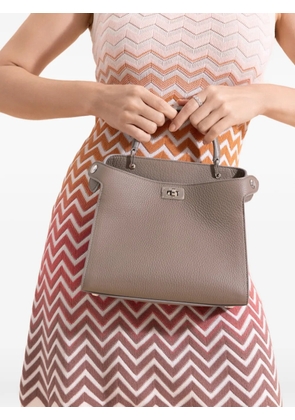 Michino mini leather bag - Grey