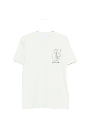 Off-White logo-print T-shirt - Green