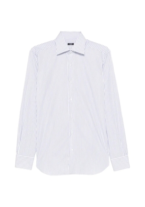Barba striped shirt - White