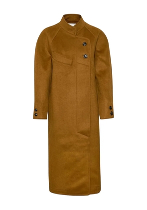 Gestuz Wolina buttoned coat - Brown