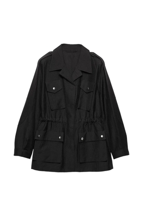 Prada buttoned pockets jacket - Black