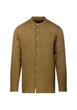 Altea long-sleeve buttoned shirt - Brown