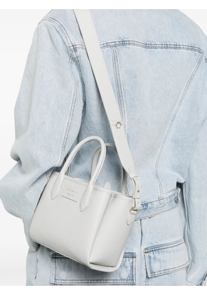Emporio Armani logo-patch tote bag - Grey