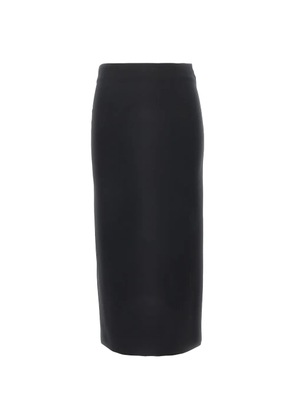 Max Mara zip-fastening midi skirt - Black