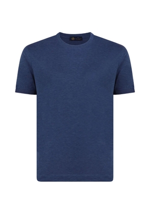 Paul & Shark silk crewneck T-shirt - Blue