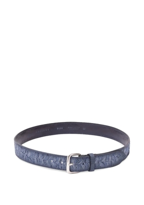 Orciani Blade Palm leather belt - Blue