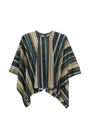 Siyu Zoe striped-pattern kaftan - Blue