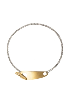 The House of Aziz & Walid Mouzannar 18kt rose gold, silver and diamond bracelet - Pink