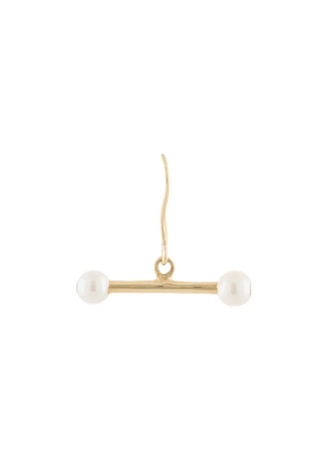 DALILA BARKACHE 18kt yellow gold pearl bar earring