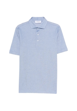 Gran Sasso half-button polo shirt - Blue
