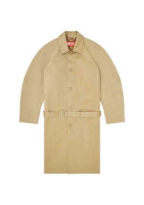Diesel J-Roun belted trench coat - Neutrals
