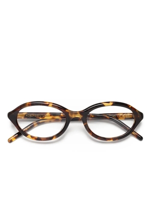 Retrosuperfuture Numero 145 oval-frame glasses - Brown