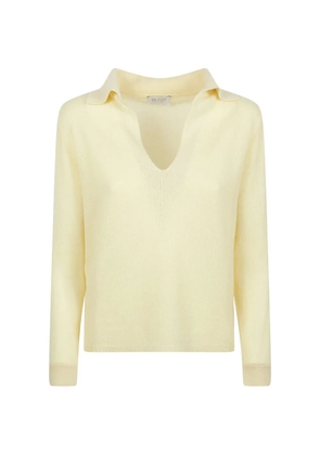 BeYou collar V-neck sweater - Yellow