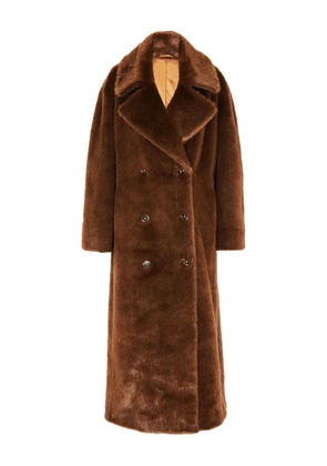 The Frankie Shop Joni faux fur coat - Brown