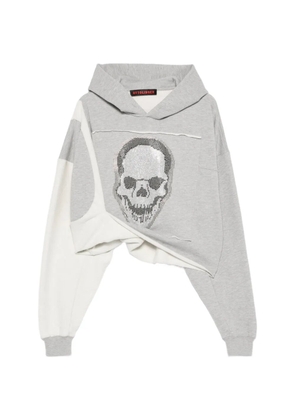 Ottolinger skull-embellished hoodie - Grey