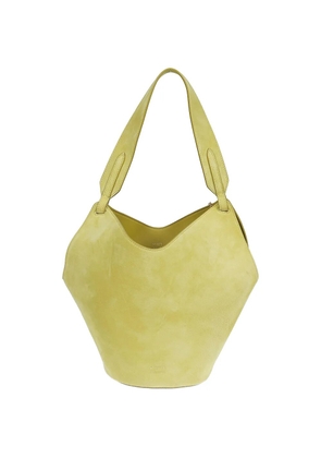 KHAITE Lotus leather tote bag - Yellow