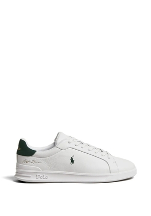 Polo Ralph Lauren Heritage Court lace-up logo sneakers - White