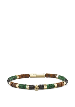 Philipp Plein beaded logo-detail bracelet - Gold