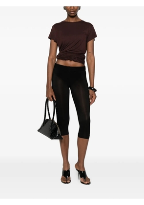 Magda Butrym velvet leggings - Black