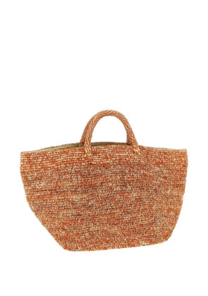 IBELIV Vanilla raffia tote bag - Orange