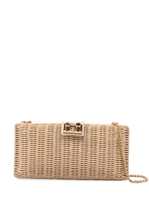 Rodo chain clutch bag - Neutrals