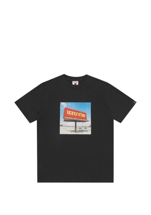 ICECREAM billboard graphic T-shirt - Black