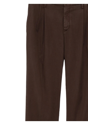 Canali straight-leg trousers - Brown