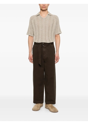 ENTIRE STUDIOS Gully belt trousers - Brown