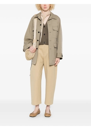 nicholson & nicholson multi-pocket shirt jacket - Green