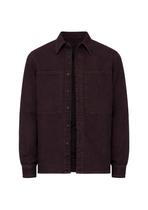 MM6 Maison Margiela long-sleeved overshirt - Red