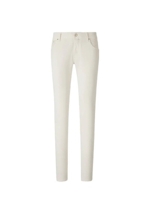Jacob Cohën five-pocket leather-patch jeans - Neutrals