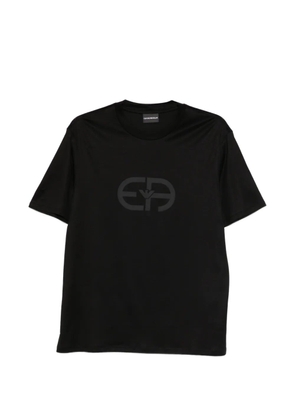 Emporio Armani logo-detail T-shirt - Black