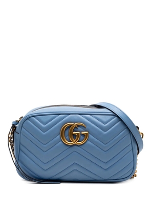 Gucci Pre-Owned 2016-2025 Small GG Marmont Matelasse Leather crossbody bag - Blue