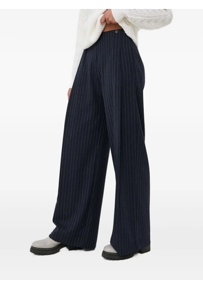 Silvian Heach pinstripe pleated trousers - Blue