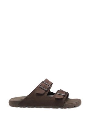 BOSS buckle-strap sandals - Brown