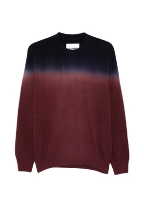 Jil Sander ombré long-sleeve sweater - Red