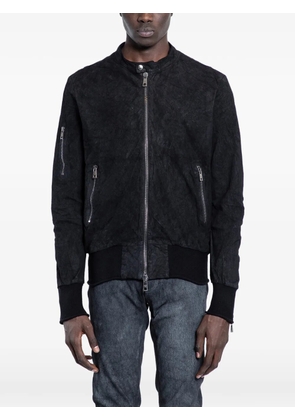 Giorgio Brato zipped biker jacket - Black