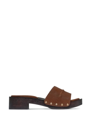 Bernardo Blyde studded sandals - Brown