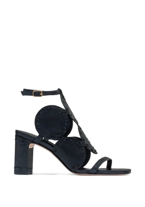 Bernardo New Moon appliqué ankle-strap sandals - Black