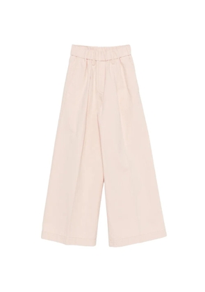 Forte Forte elastic-waist palazzo pants - Neutrals