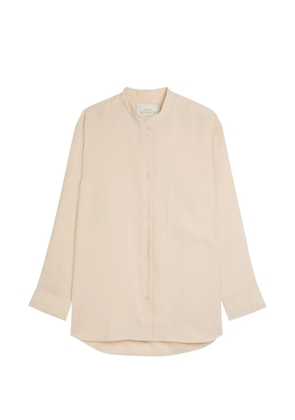 Studio Nicholson collarless shirt - Neutrals